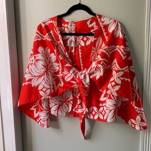 Ti’a made in Hawaii, sarong wrap top